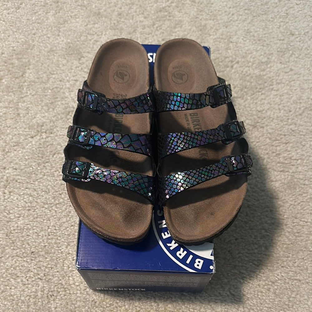 Birkenstock Florida fresh shiny snack size 38